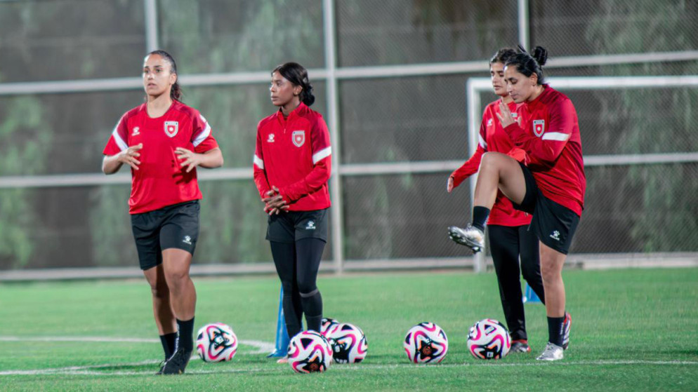 منتخب السيدات لكرة القدم يلتقي نظيره الفلسطيني ببطولة غرب آسيا الاثنين