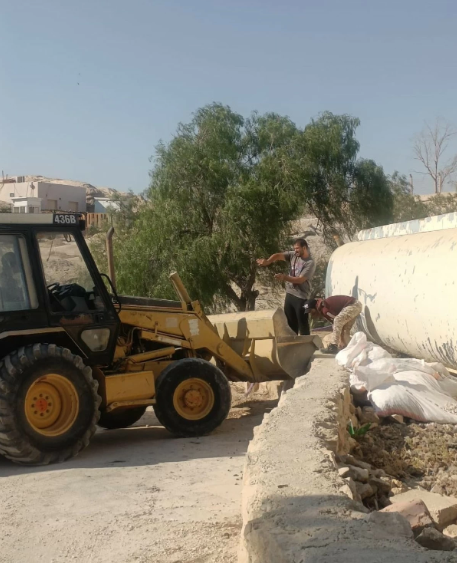 إعادة تأهيل وتجميل المناطق المحيطة بمركز زوار البترا