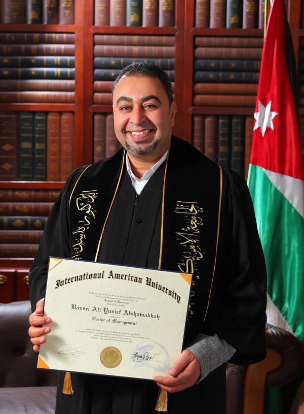 الشوابكة يحصل على الدكتوراة في الإدارة من الجامعة الامريكية 