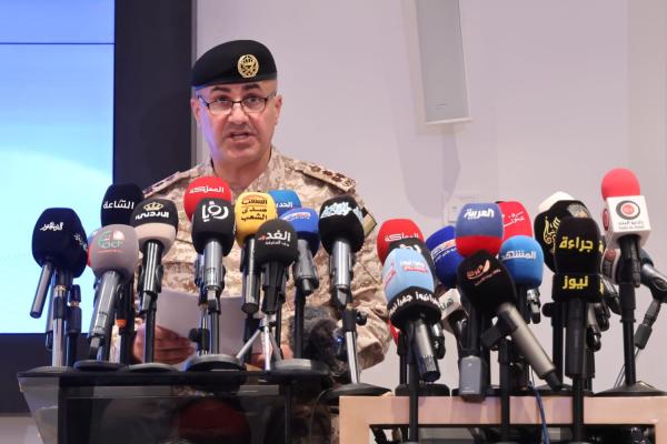 الجيش: اعتراض 261 صاروخا ومسيرة من أصل 281 استهدفت الأردن خلال 5 أسابيع