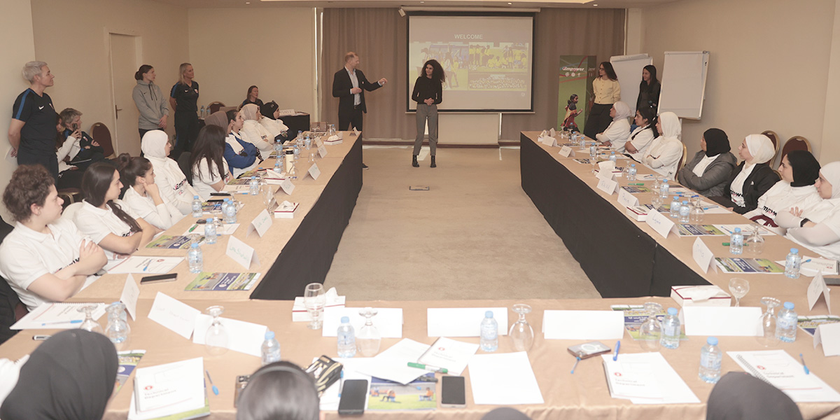 26 مدربة تشارك في ورشة عمل مدربات الواعدات