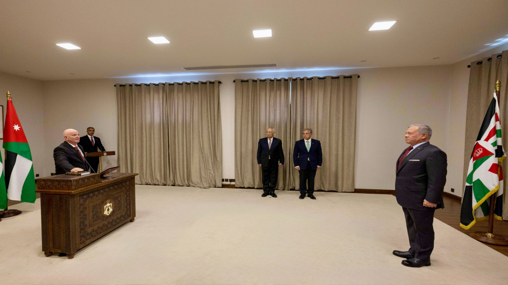 المجالي يؤدي اليمين القانونية أمام الملك بتعيينه رئيسا لمجلس هيئة النزاهة ومكافحة الفساد