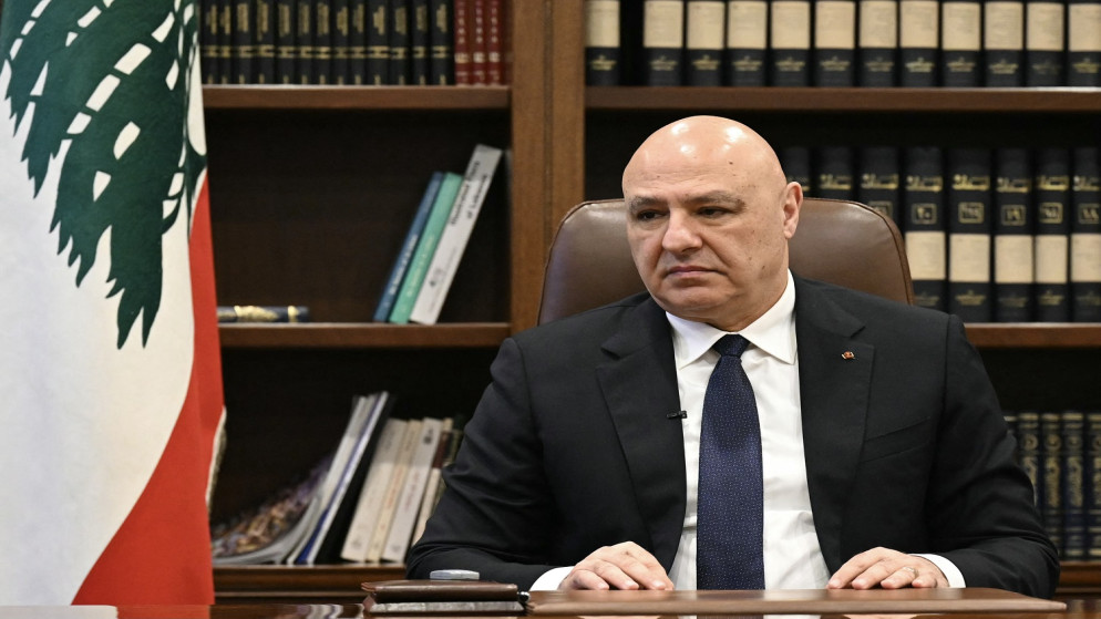 الرئيس اللبناني: نسعى لاتفاق أمني مع إسرائيل ونريد قوة بديلة عن "اليونيفيل"  