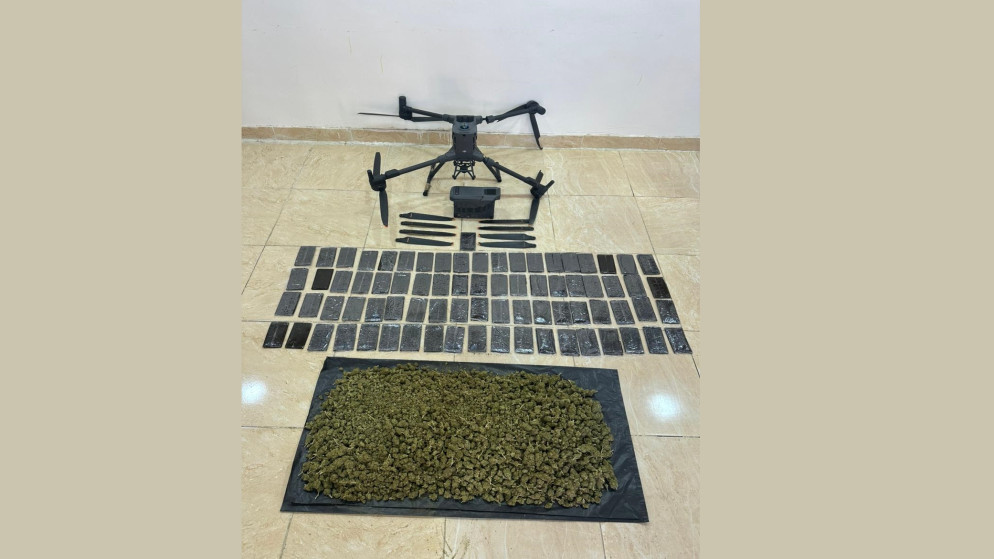 المنطقة العسكرية الجنوبية تحبط محاولة تهريب مواد مخدرة بواسطة طائرة مسيرة 