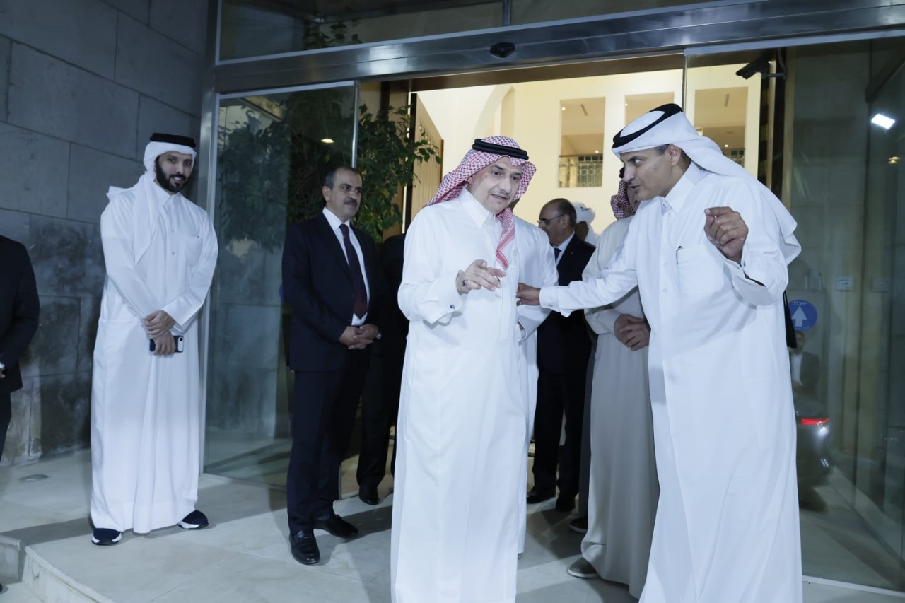 السفير القطري آل ثاني يولم لسفراء الخليج والعرب على شرف سفير السعودية الجديد في الأردن آل سعود