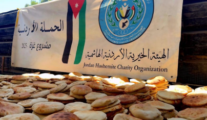 المخبز الأردني في غزة ينتج أكثر من 70 ألف رغيف خبز يوميا