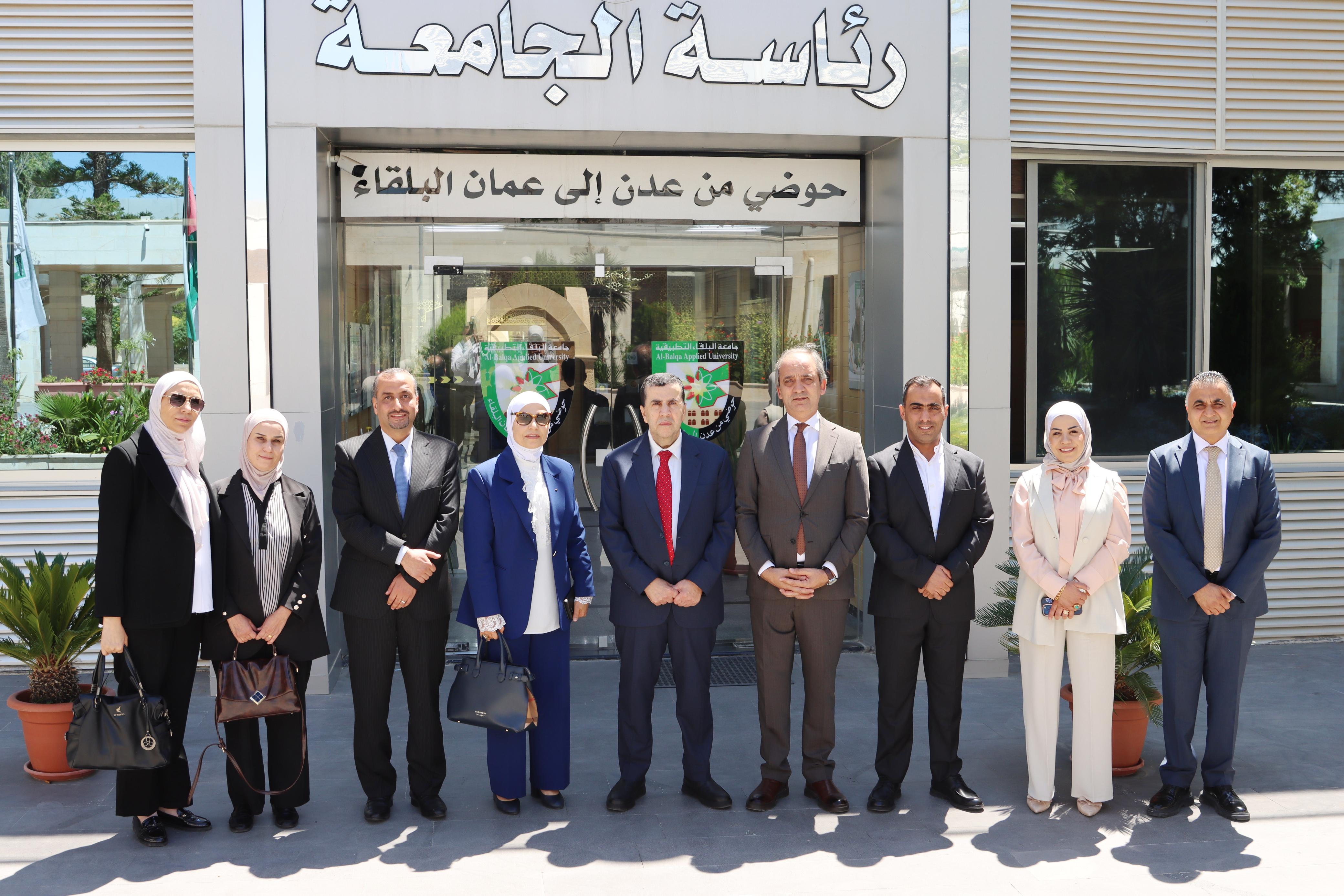 رئيس جامعة البلقاء التطبيقية يوقع مذكرة تفاهم مع وزارة العدل لتنفيذ امتحانات الترجمة التقييمية