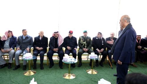 مندوبًا عن الملك وولي العهد… العيسوي يعزي بوفاة المرحوم محمد سالم الطالب