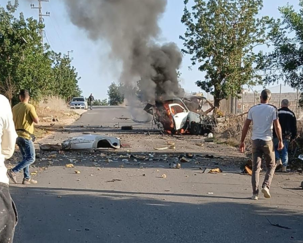 شهيد في قصف الاحتلال مركبة جنوبي لبنان  