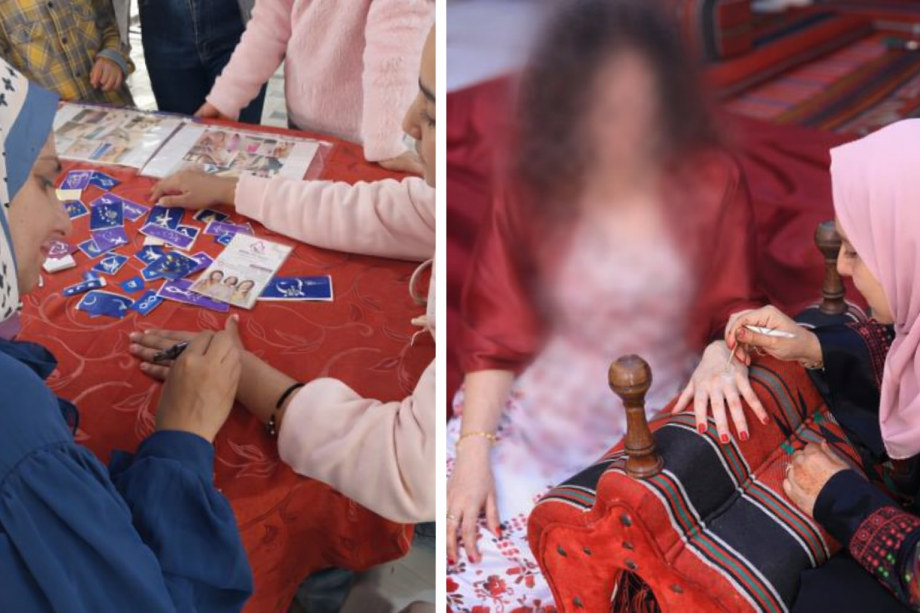 من تحت الركام إلى نقش الحياة ..  سمية شاهين تعيد إحياء مشروع الحنّة في غزة 