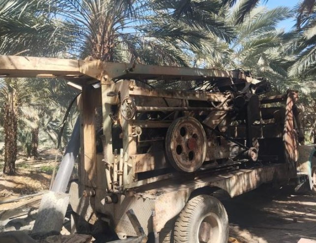 المياه: حملة في الشونة الجنوبية تضبط بئر وحفارة مخالفة 
