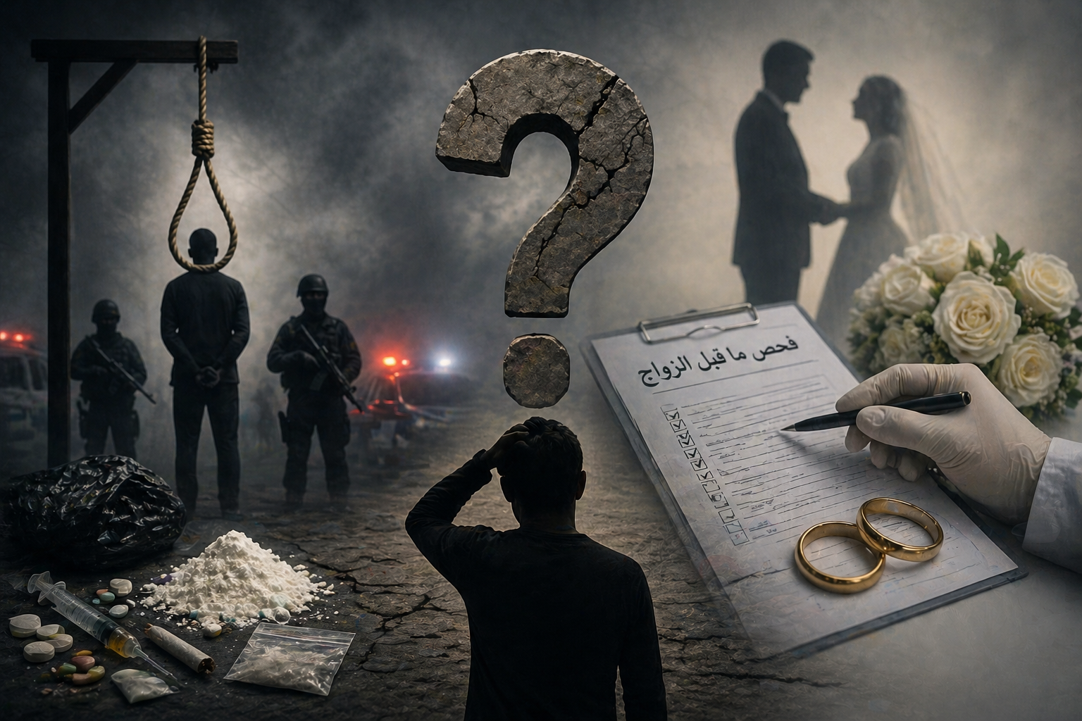إعدام تجار المخدرات وفحص ما قبل الزواج ..  هل يكفيان لوقف جرائم المخدرات؟