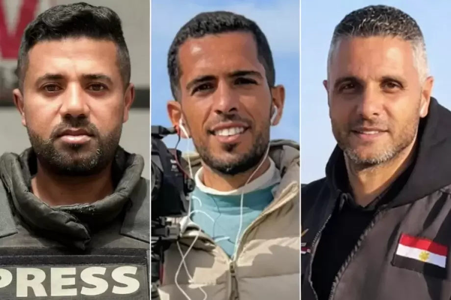 إدانات واسعة لاستهداف صحفيِّي اللَّجنة المصريَّة في غزَّة 