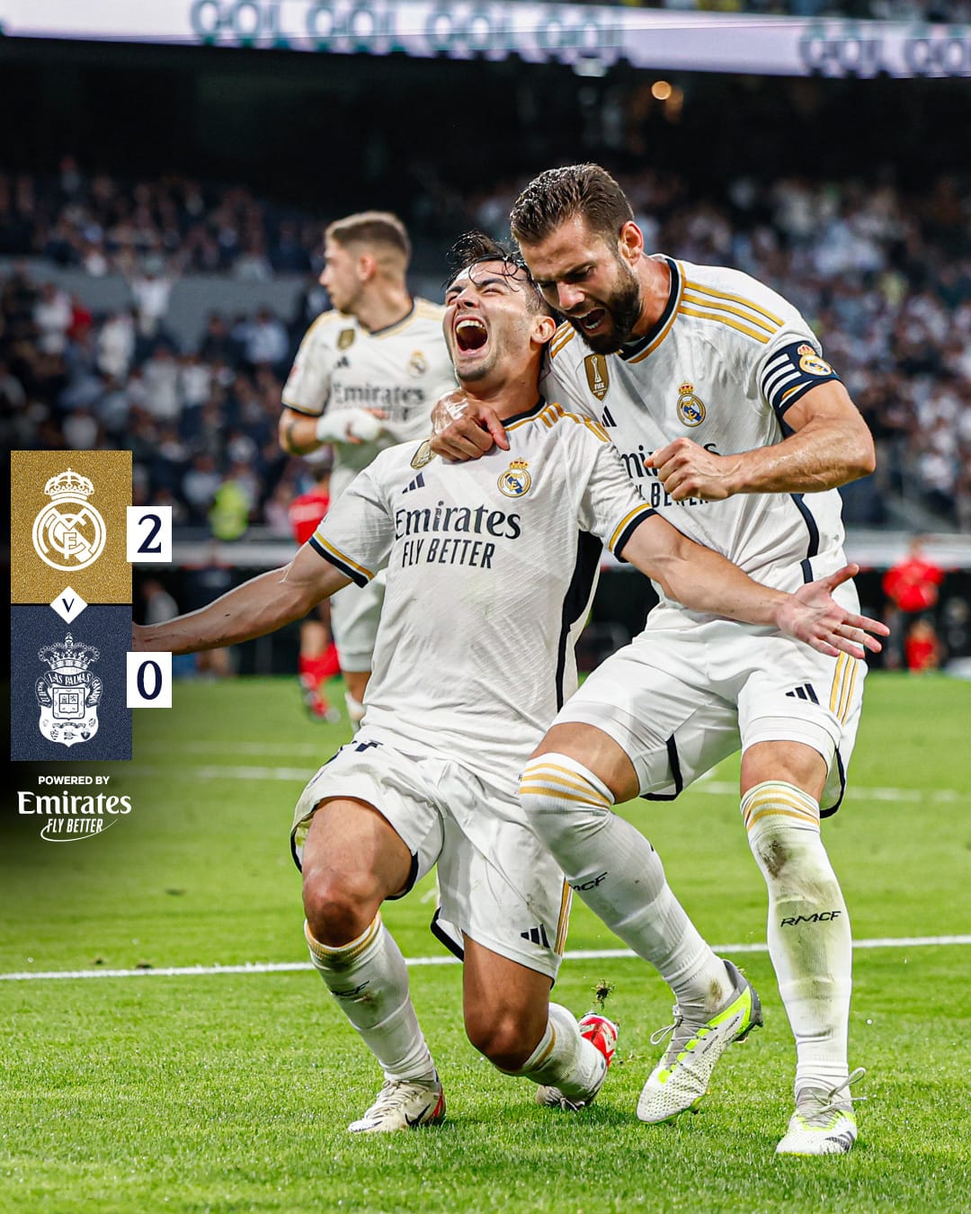 ريال مدريد يستعيد توازنه بثنائية في لاس بالماس