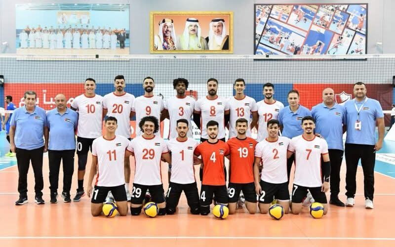 المنتخب الوطني للكرة الطائرة يشارك في بطولة غرب آسيا بالبحرين 