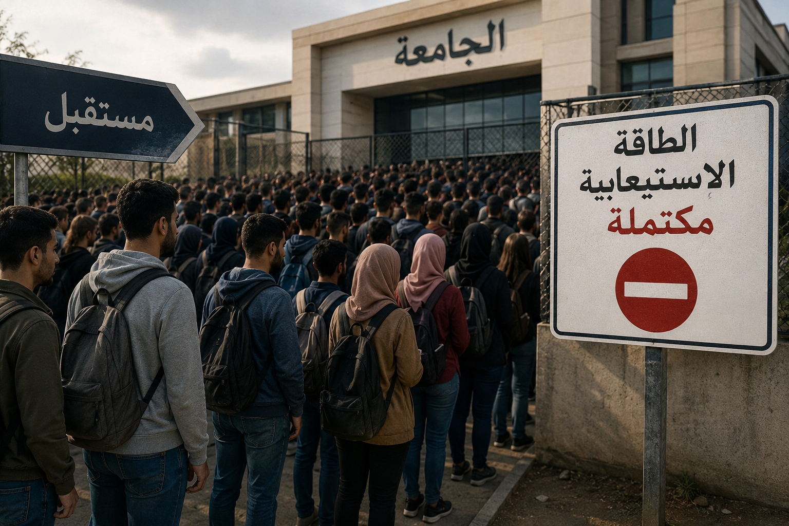 ضغط الجامعات: هل الطاقة الاستيعابية كافية؟