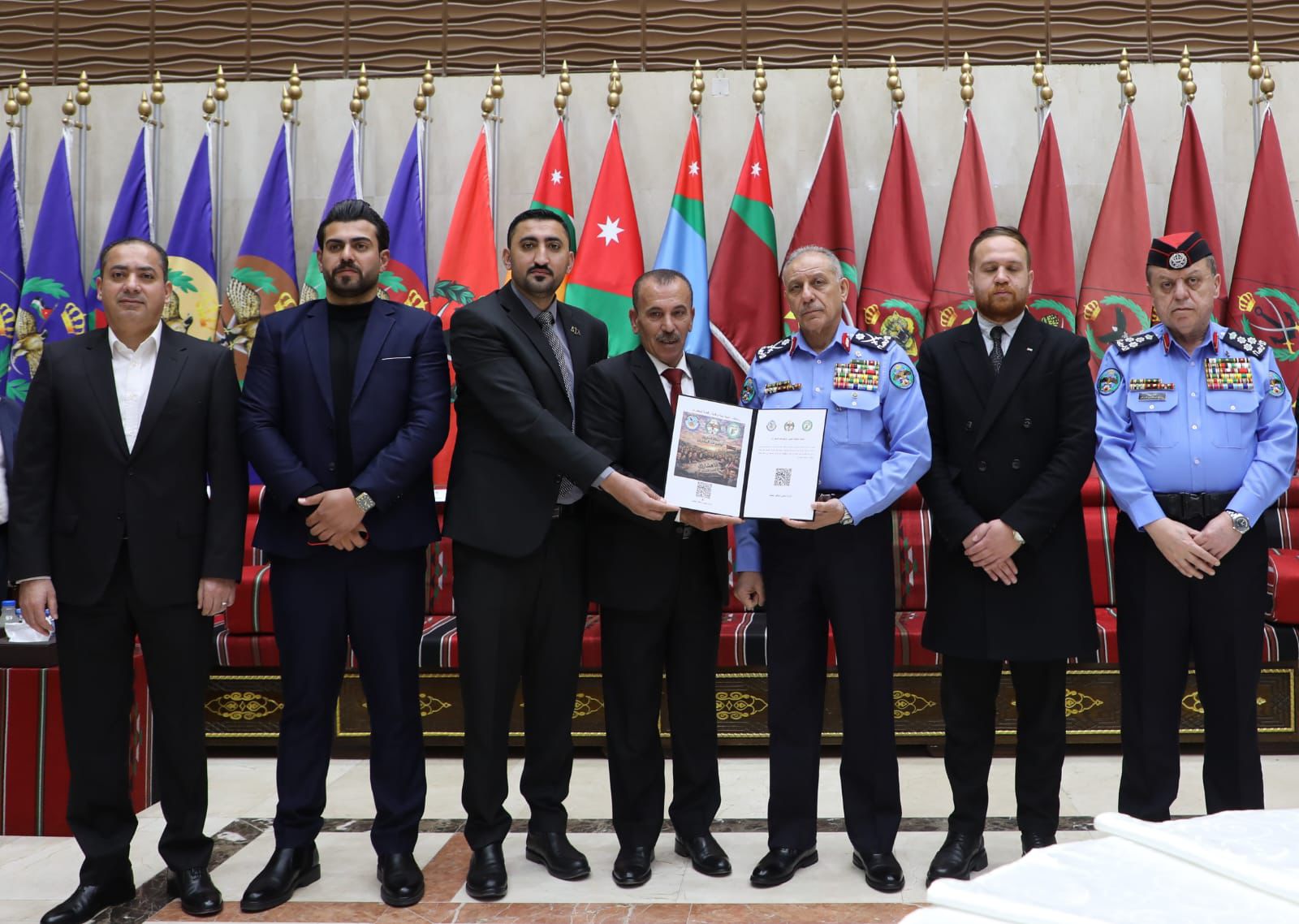 اللواء المعايطة يلتقي رئيس جمعية الملتقى الوطني، ويوقّع وثيقة "مليون توقيع ضد المخدرات"