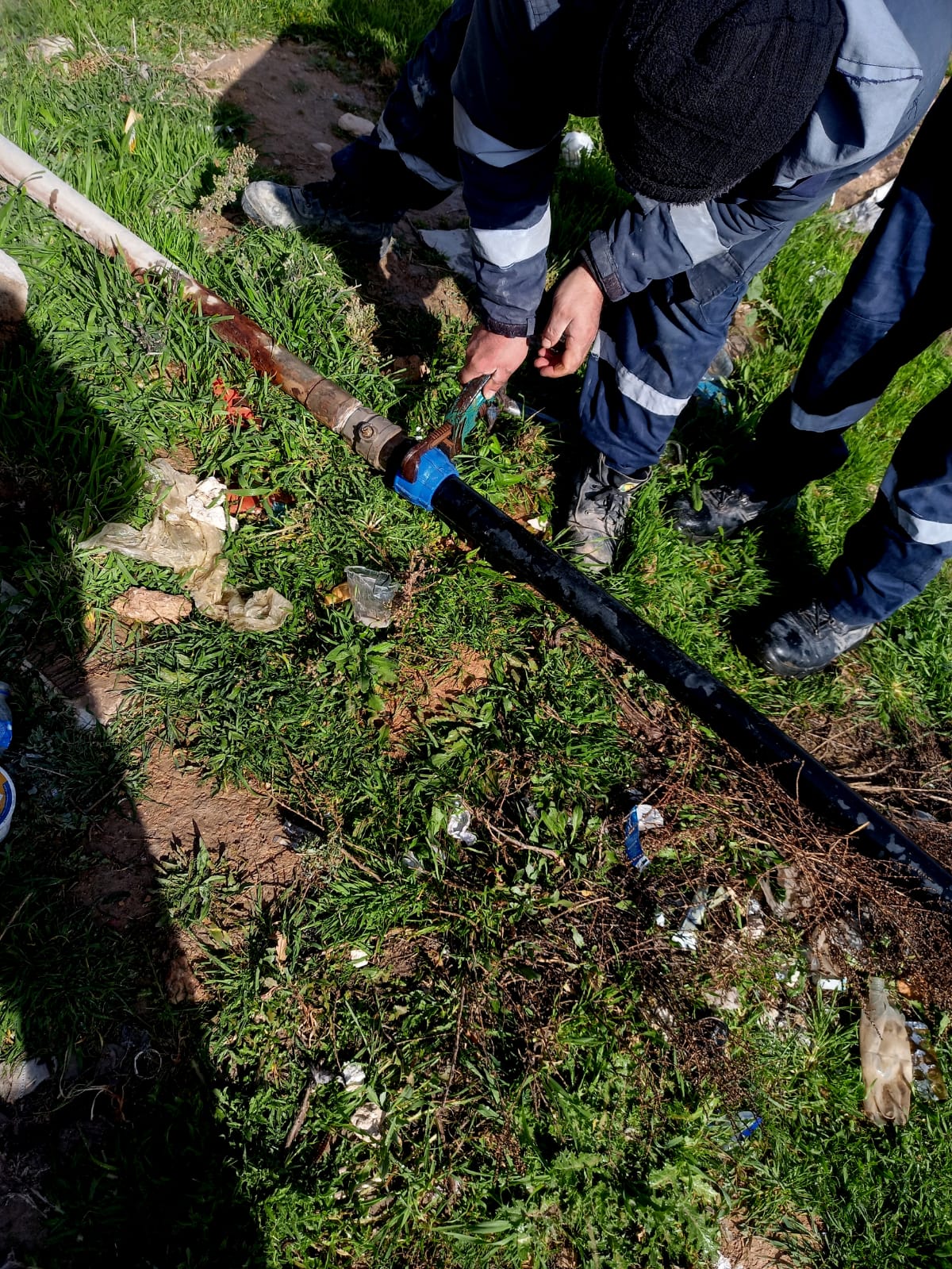 المياه : ضبط اعتداءات جديدة على المياه في الضليل بطريقة مخالفة  