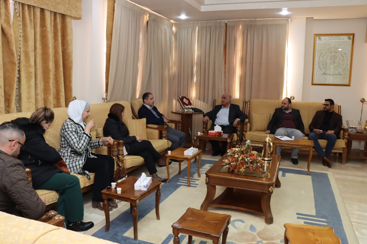 وفد من برنامج الأمم المتحدة الإنمائي/ الأردن (UNDP) يزور جامعة الحسين بن طلال. 