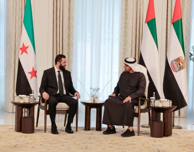 الشرع يزور الإمارات اليوم
