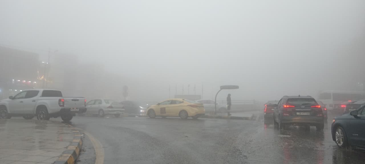 تحذير من بلدية السلط الكبرى للمواطنين بسبب الضباب الكثيف