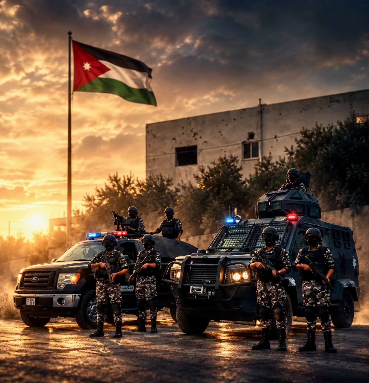 الأجهزة الأمنية الأردنية ..  درع الوطن وسياج الأمان في وجه التحديات