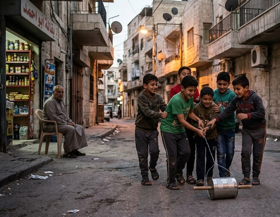 مواطنون يتساءلون: كيف تطالبون بالتعليم عن بُعد والأطفال يلعبون "بالخريس" في الأحياء والشوارع؟