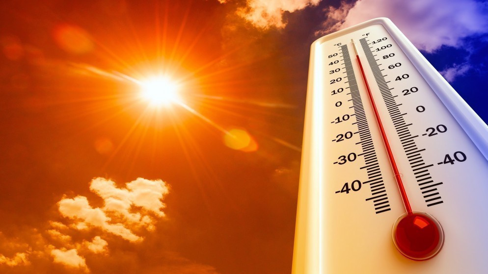 الأرصاد الجوية: ارتفاع معدل درجات الحرارة في الأردن 1.6 درجة خلال 100 عام