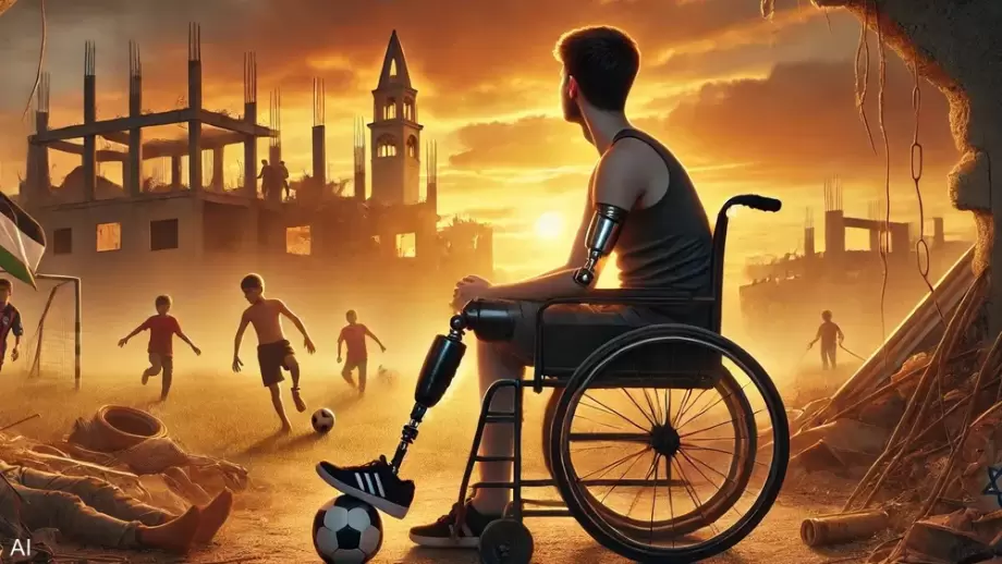 وائل أبو قمر… رحلة جرحٍ معلّق بين غزة وغربة العلاج  