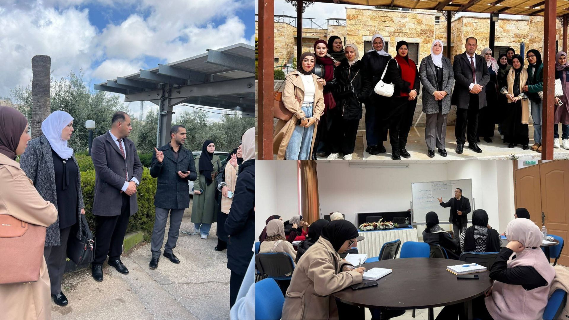 عجلون الوطنية: ورشة عن النقد الأدبي الغربي وزيارة لطلبة الإرشاد لقرى الأطفال SOS 