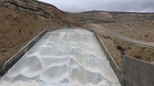 سلطة وادي الأردن: فيضان سد زرقاء ماعين ليرتفع عدد السدود الممتلئة إلى 7