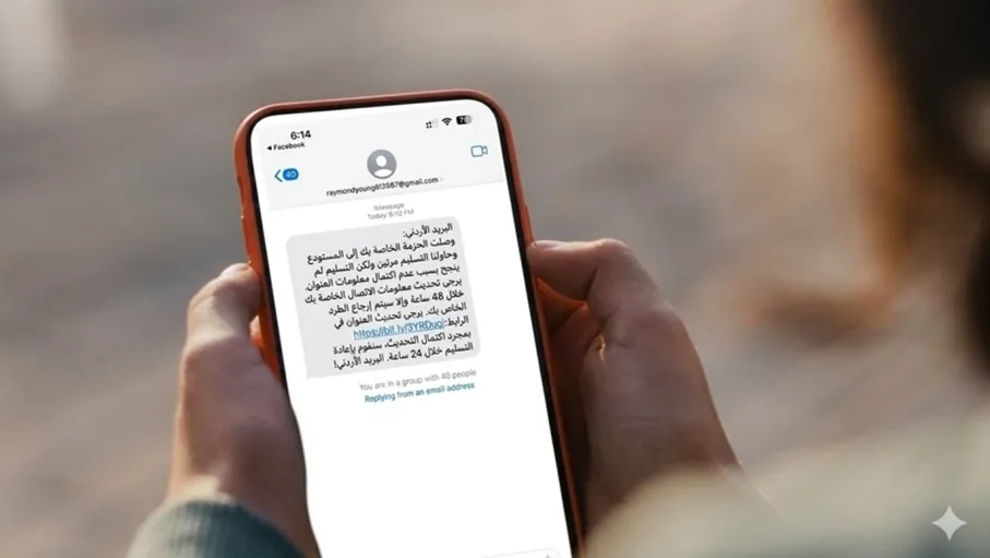 البريد الأردني يجدد تحذيره من رسائل احتيالية 