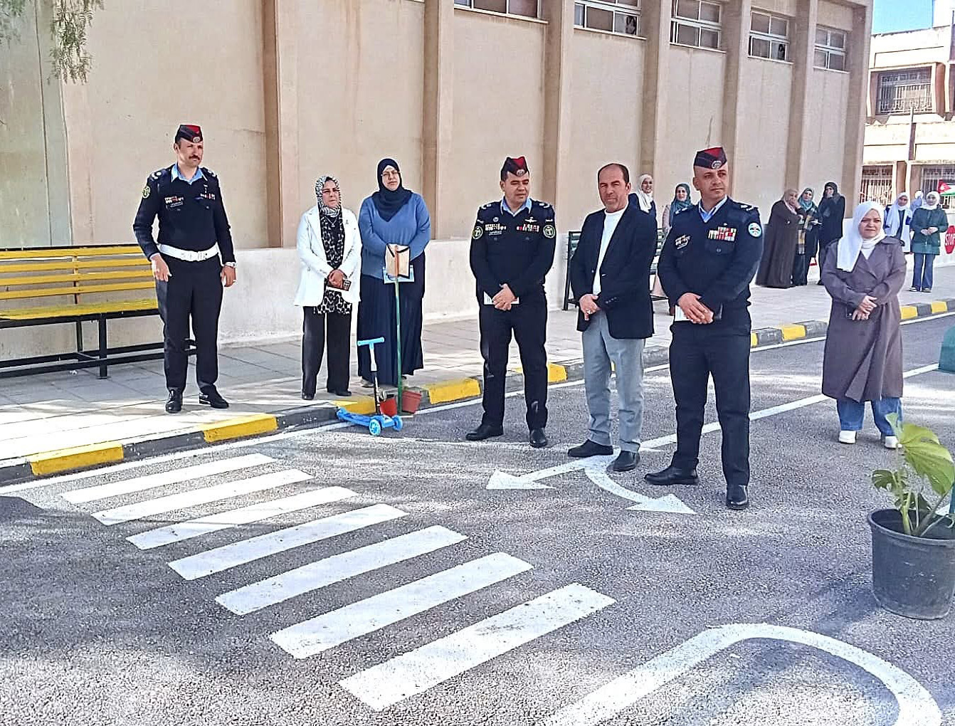 افتتاح حديقة مرورية بمدرسة الأميرة هيا في الرمثا 