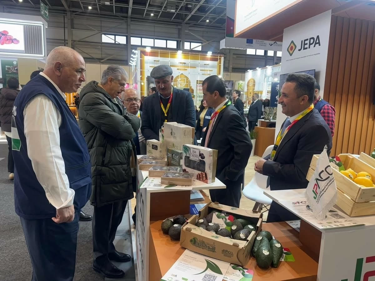 الجمعية الأردنية لمصدّري ومنتجي الخضار والفواكه تشارك في معرض Fruit Logistica 2026 -برلين