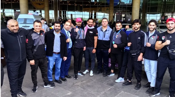 استقبال حافل لمنتخب الكيك بوكسينغ بعد مشاركته في كأس العالم