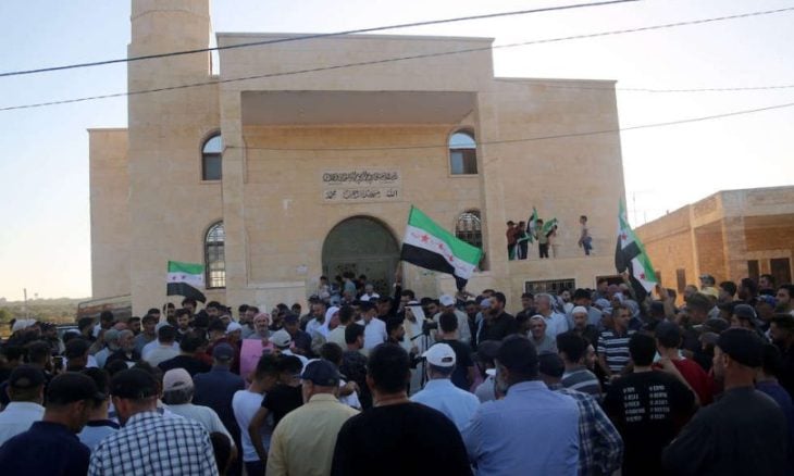 سوريا ..  دروز إدلب يتظاهرون ضد الدعوات الانفصالية في السويداء