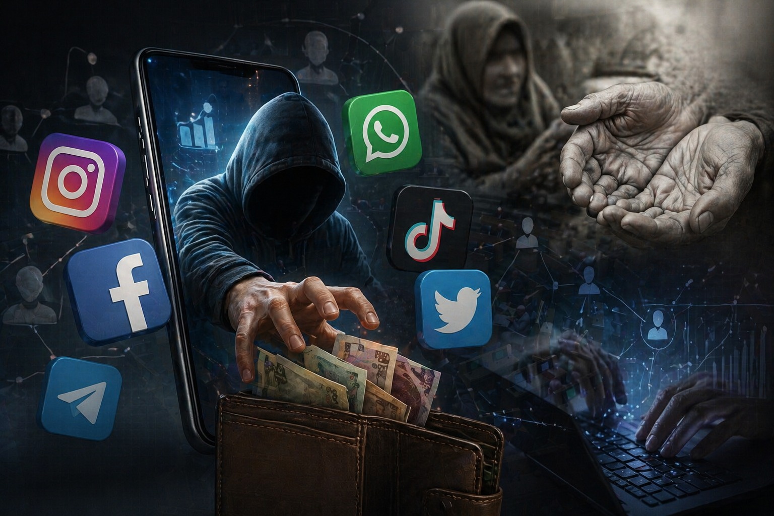 هل باتت مواقع التواصل منصة مفتوحة للاحتيال باسم الحاجة؟