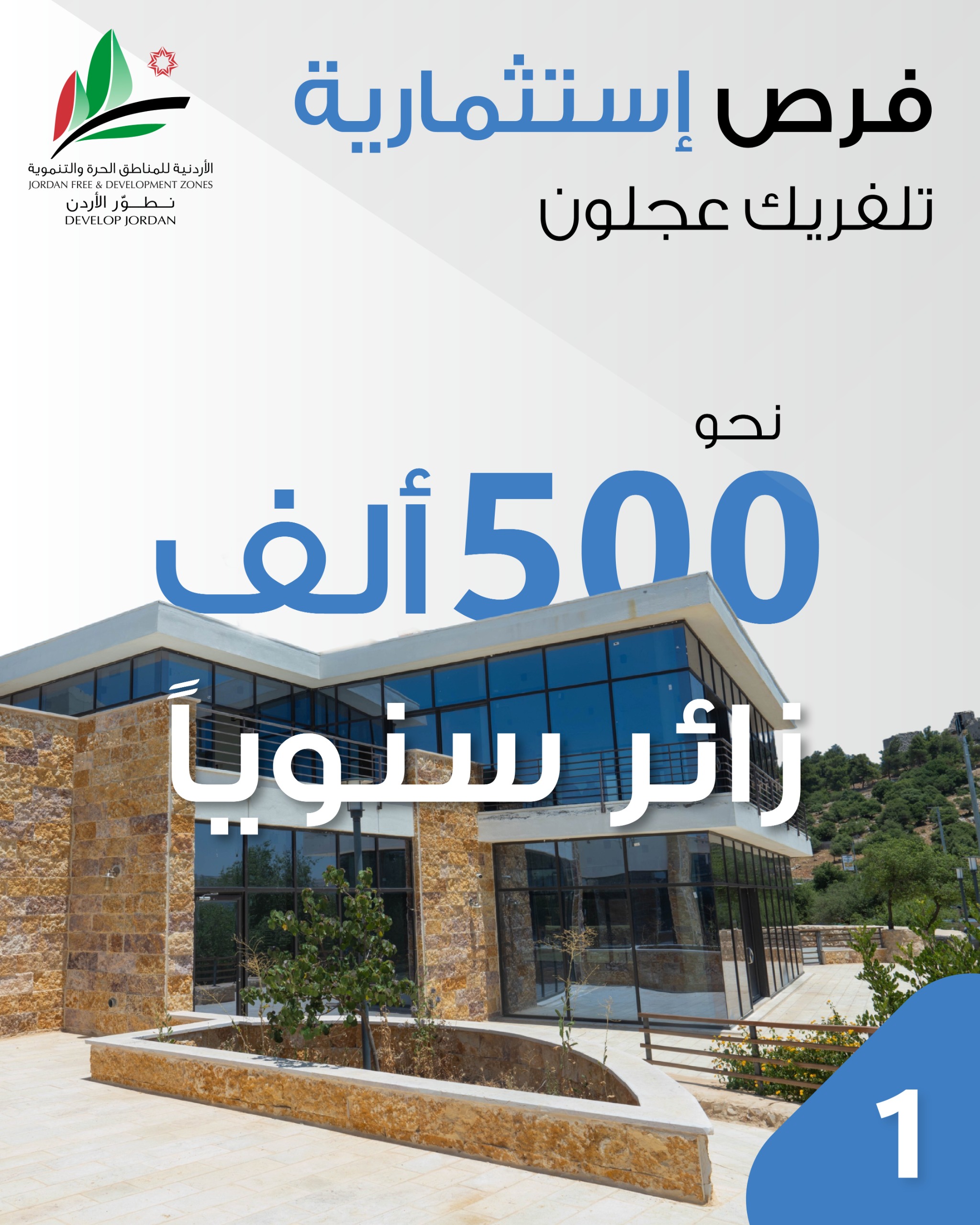 فرص استثمارية جديدة في تلفريك عجلون