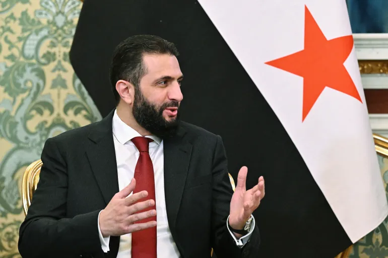 الشرع يشيد بعلاقات بلاده مع مصر