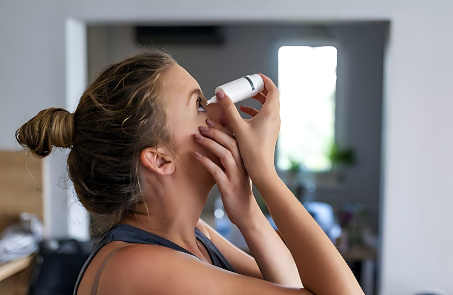 تحذير من مخاطر استخدام قطرات ترطيب العين بشكل عشوائي 