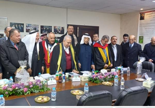 الشيخ هاني الحديد يهنئ ابنته هيا بحصولها على الدكتوراة من الأردنية