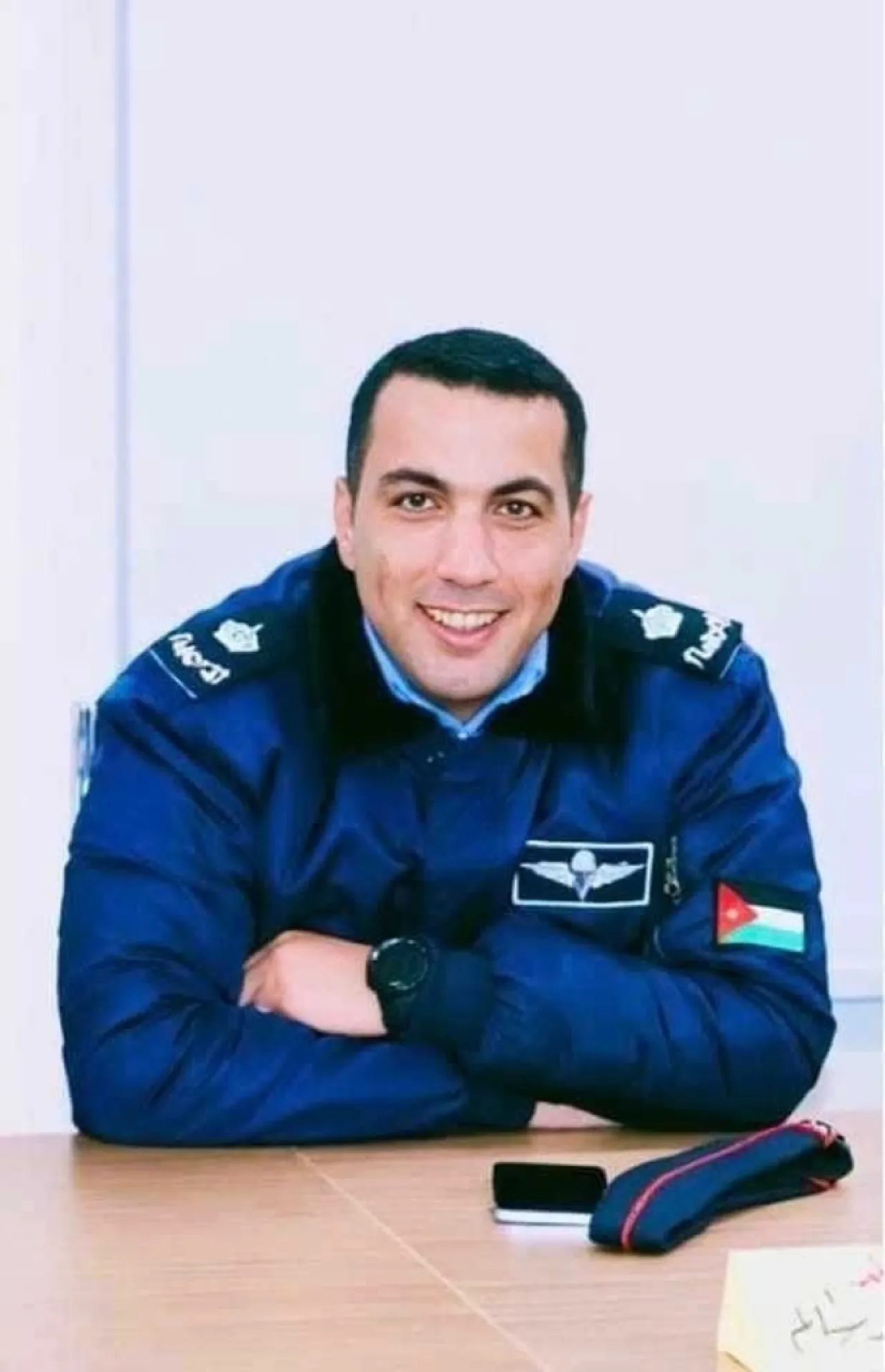 تهنئة للرائد محمد عاهد الطراونة