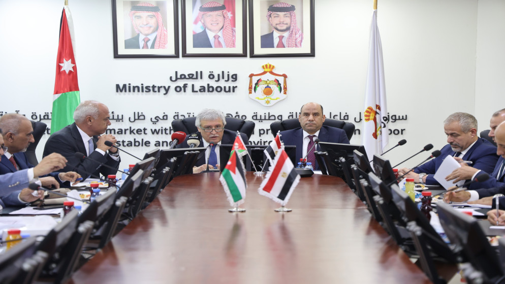 وزير العمل يستقبل نظيره المصري في عمّان لبحث تعزيز التعاون العمالي