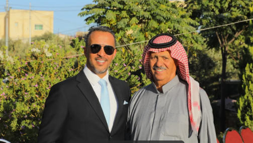 جاهة الشاب أحمد ضيف الله الهملان إلى عشيرة العجارمة