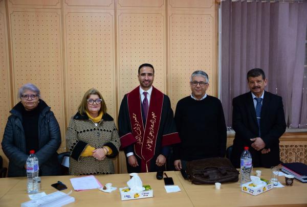 الدكتوراة للزميل محمد نواف الفايز  