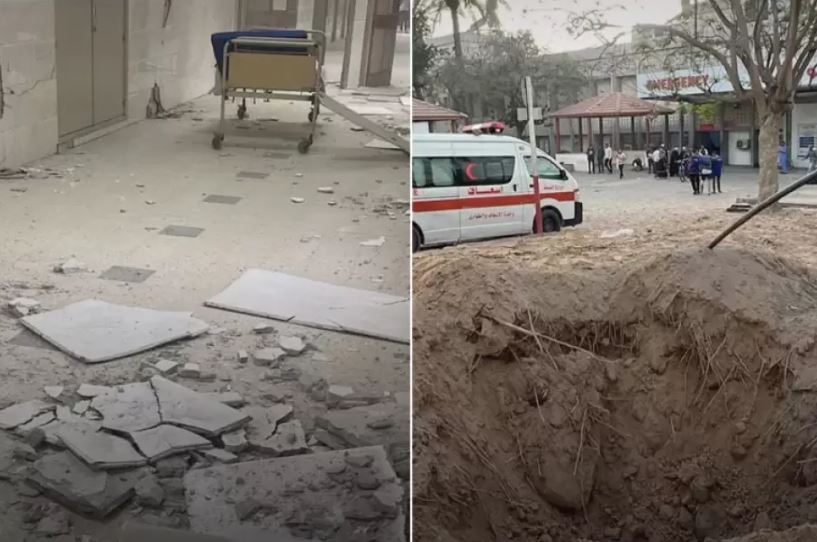 جدران تتشقق وقلوب تنهار ..  القصف "الإسرائيلي" يُصيب عمق النِّظام الصحي 