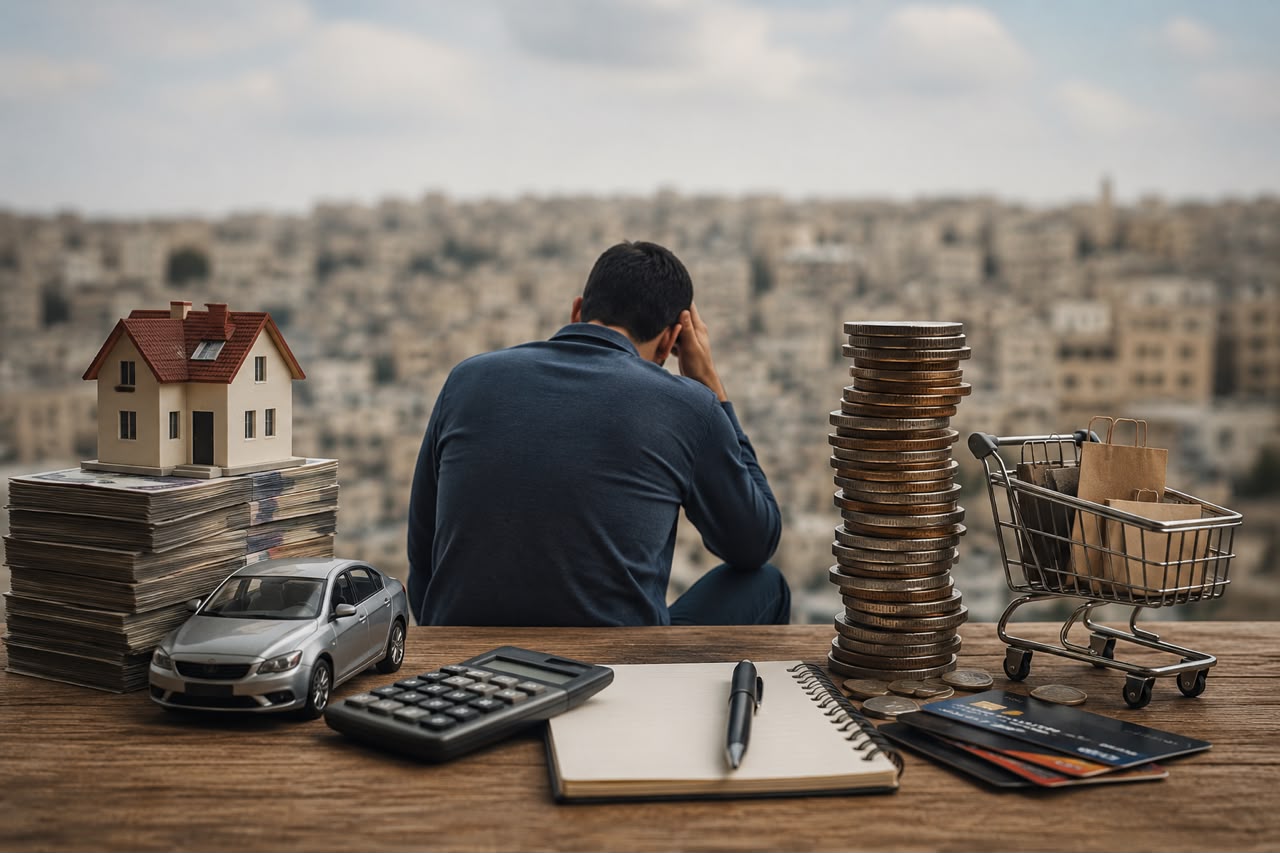 المديونية الفردية في الأردن ..  انعكاس لسياسات اقتصادية أم لتغير أنماط الإنفاق؟