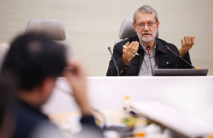 لاريجاني يحذر من تفاقم الانقسام الداخلي الإيراني