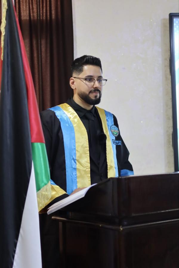 المخرج عمار عماد جبر  ..  مبارك الماجستير