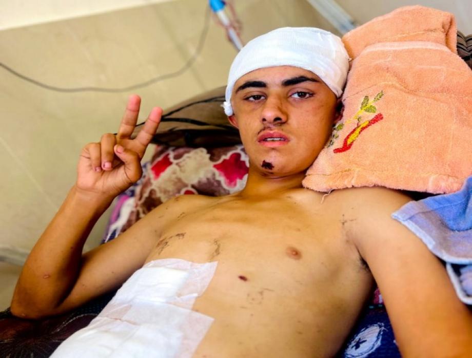 محمد عوض ..  من حلم احتراف كرة القدم إلى الشلل بسبب رصاصة إسرائيلية  